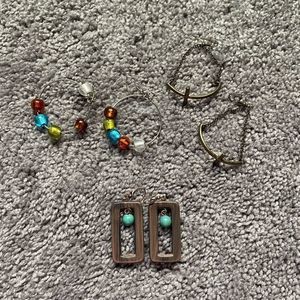 Bundle of 3 Forever 21 Earrings